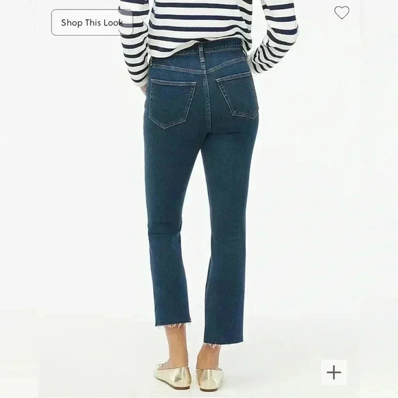JCREW Tall high-rise flare crop jean with button fly in all-day stretch - NWT - Picture 3 of 14